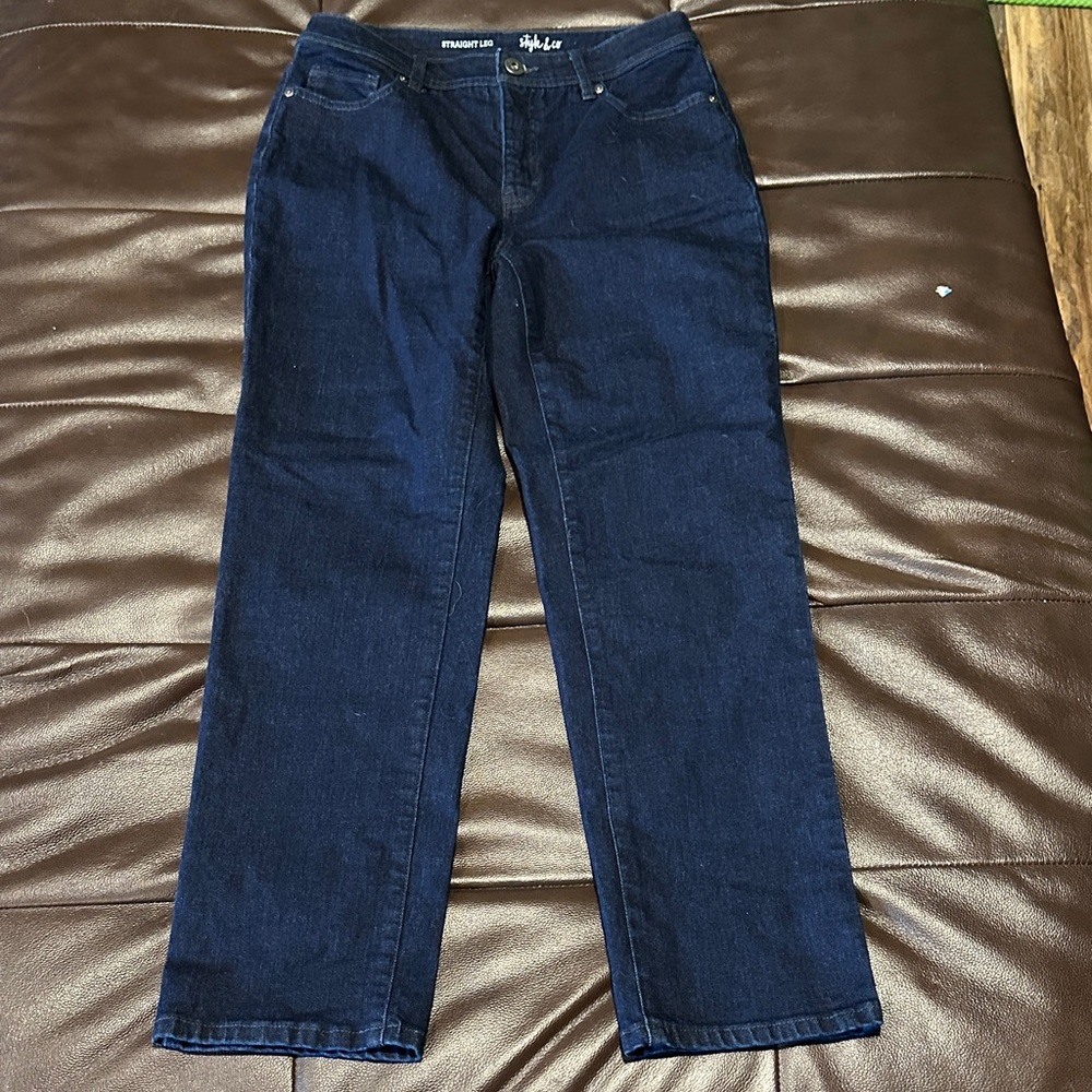 Straight Leg Jeans 8P